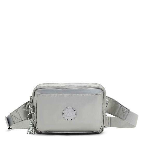 Sacs Kipling Abanu Multi Metallic Convertible Crossbody Bag Argent | FR 1176KO